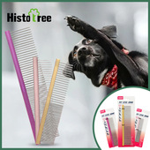 宠物造型美容梳钢梳 猫狗不锈钢开结梳 宠物彩色钢针梳 宠物排梳