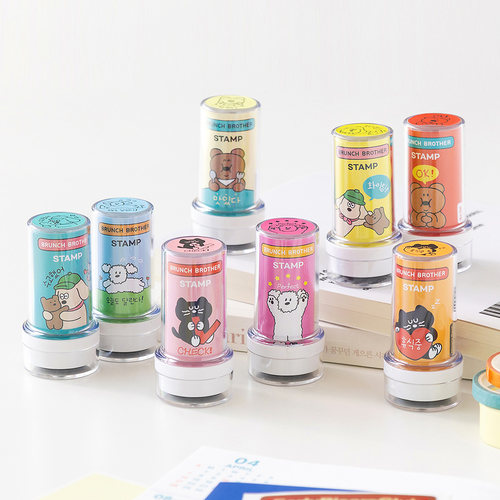 可印800次/韩国romane装饰印章