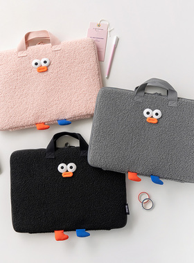 韩国romane可爱大眼防震11寸IPAD pro内胆12.9平板13.3电脑包15.6