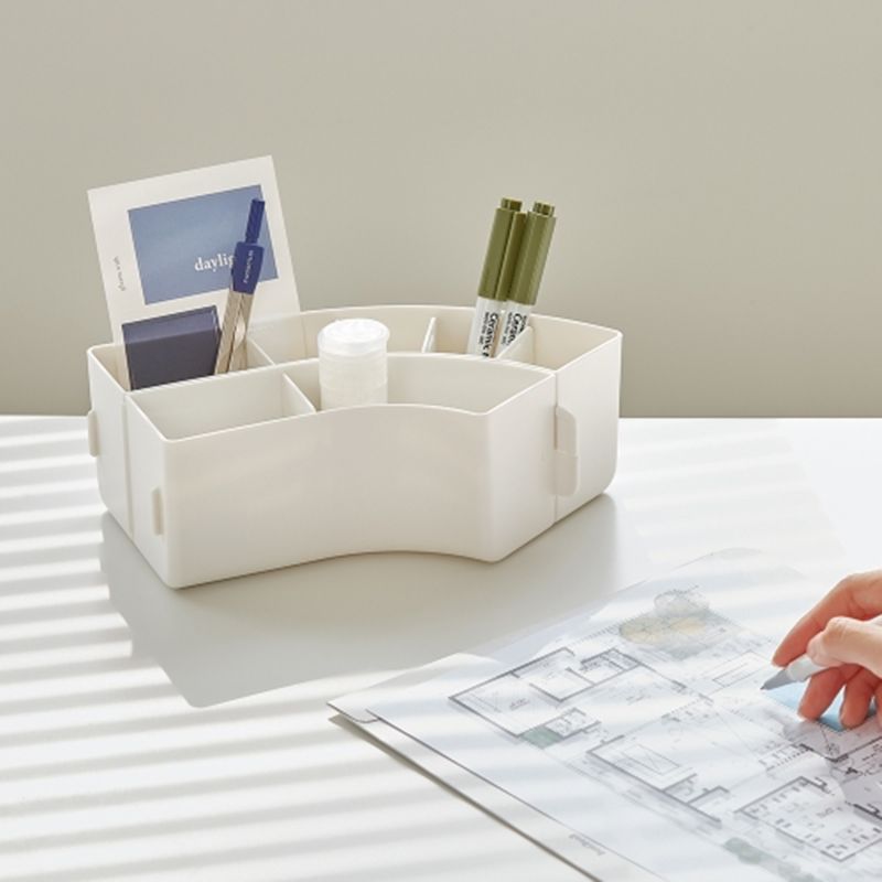 sysmax两种组合笔筒多功能分格盒