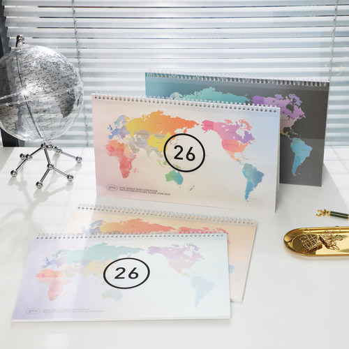 韩国GMZ世界地图2026大月历