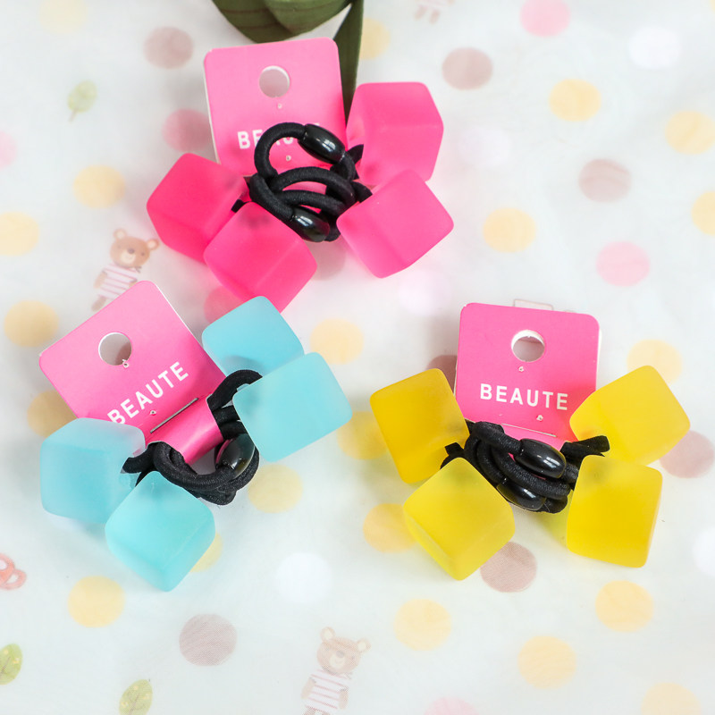 韩国进口发饰儿童头饰头绳磨砂正方形女童女孩不伤发皮筋发圈,童装/婴儿装/亲子装,发饰,淘宝优惠券,粉丝福利购,淘宝优惠卷