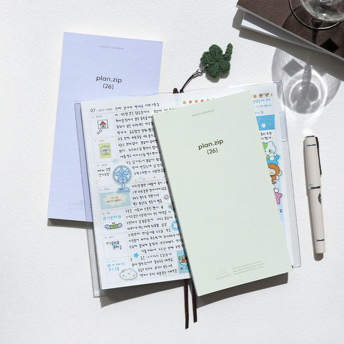 韩国进口2026年手拿日程周计划本