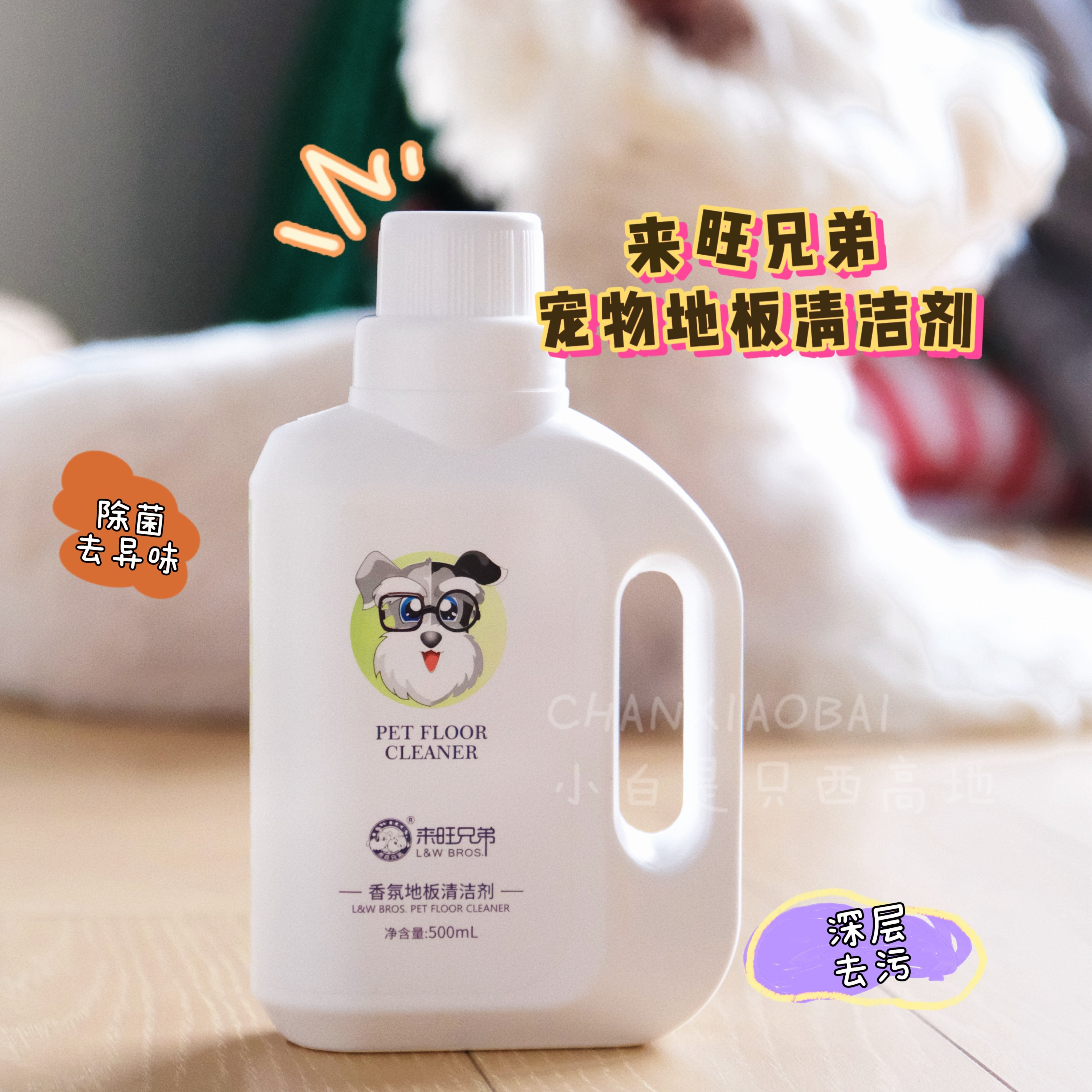 小白家宠物地板清洁剂猫狗环境除臭除菌去尿味地板消毒专用拖地剂,宠物/宠物食品及用品,猫狗环境除臭/除菌剂,淘宝优惠券,粉丝福利购,淘宝优惠卷