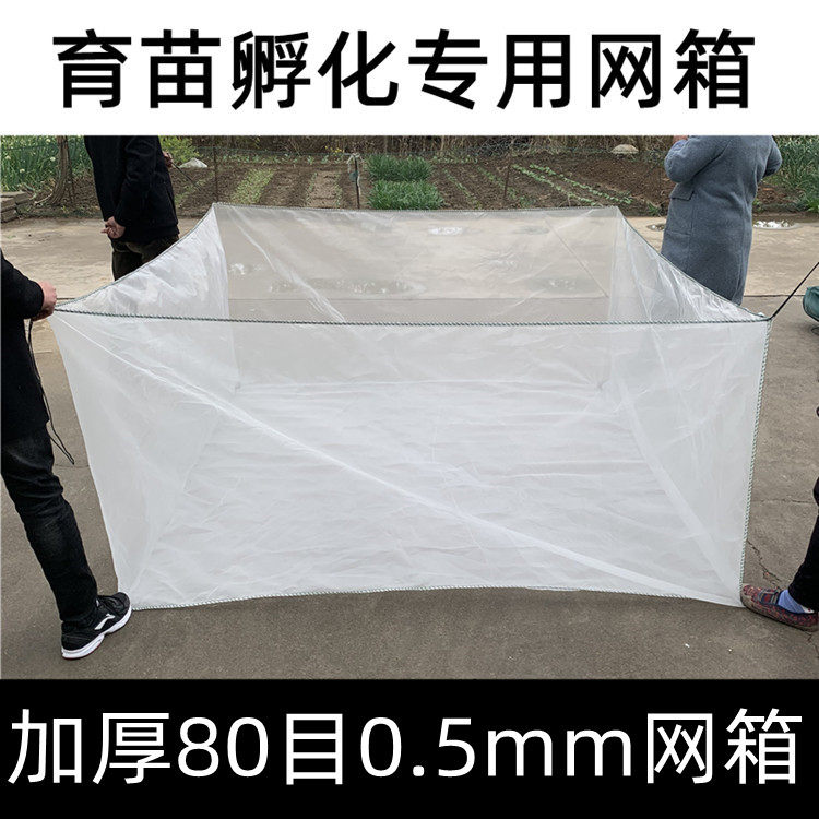 养鱼网箱蚯蚓养殖专用加厚80目水蛭水花鱼苗黄鳝锦鲤孵化育苗网箱