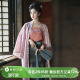 三裥裙宋制汉服女装 改良吊带对襟长衫 夏季 重回汉唐墨阑听香