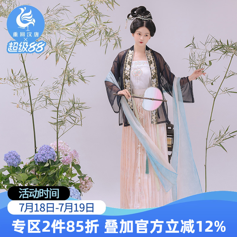 重回汉唐按乐图正品原创汉服