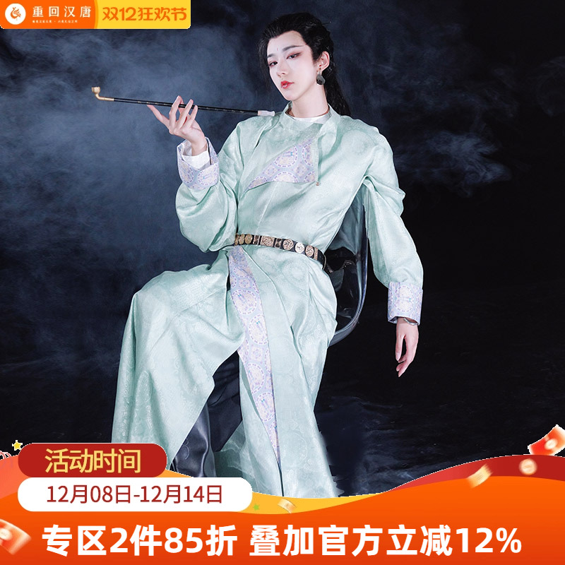 重回汉唐云霄原创圆领袍