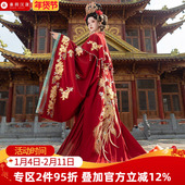 重回汉唐X17周年 并蒂荣华 正品 原创唐制汉服婚服重工大袖 女款