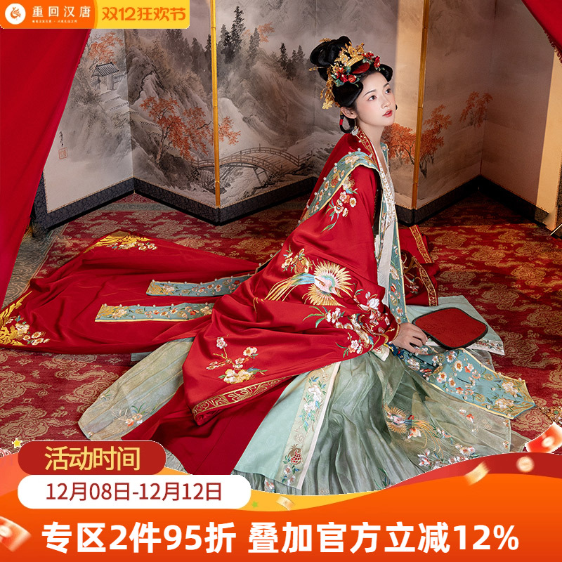 重回佳鹊双栖宋制汉服原创