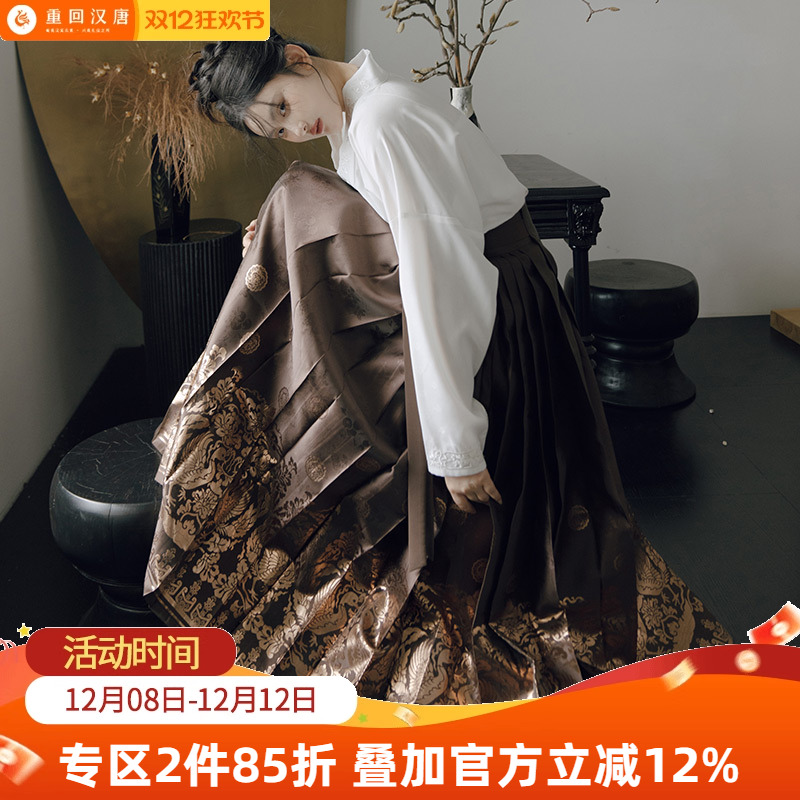 重回汉唐霜雀正品原创明制汉服