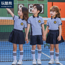 两件套夏季 玩酷熊幼儿园园服夏装 校服套装 小学生运动服儿童班服装