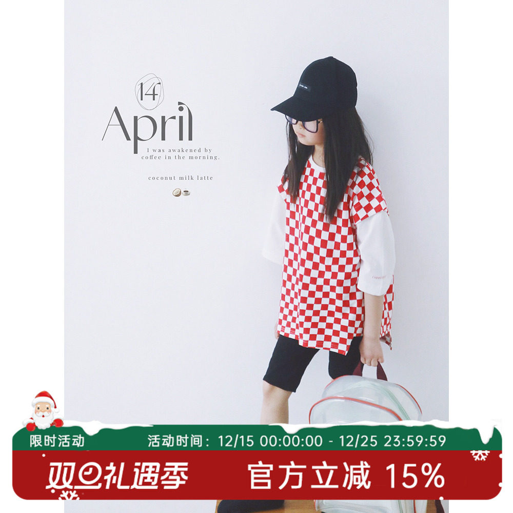 2025夏季新款洋气女孩半袖童装