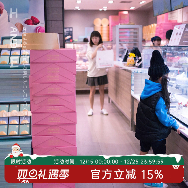 hande原创设计女童湖蓝色连帽