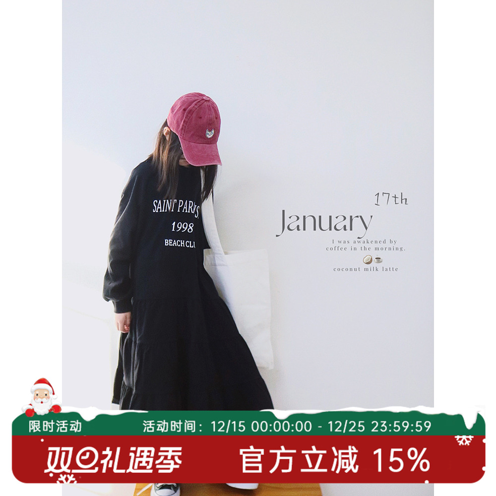 HANDE女生连衣裙暗黑春季