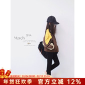 AND 潮牌时尚 短款 美式 原创童装 拼接夹克外套2026早秋新款 上衣