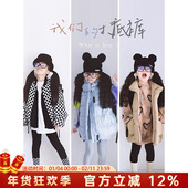 高腰儿童打底裤 洋气加厚 新品 女童女宝宝长裤 AND E2026秋冬季