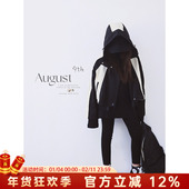 AND 原创童装 女童连帽黑白拼接夹克外套2026早秋新款 儿童上衣