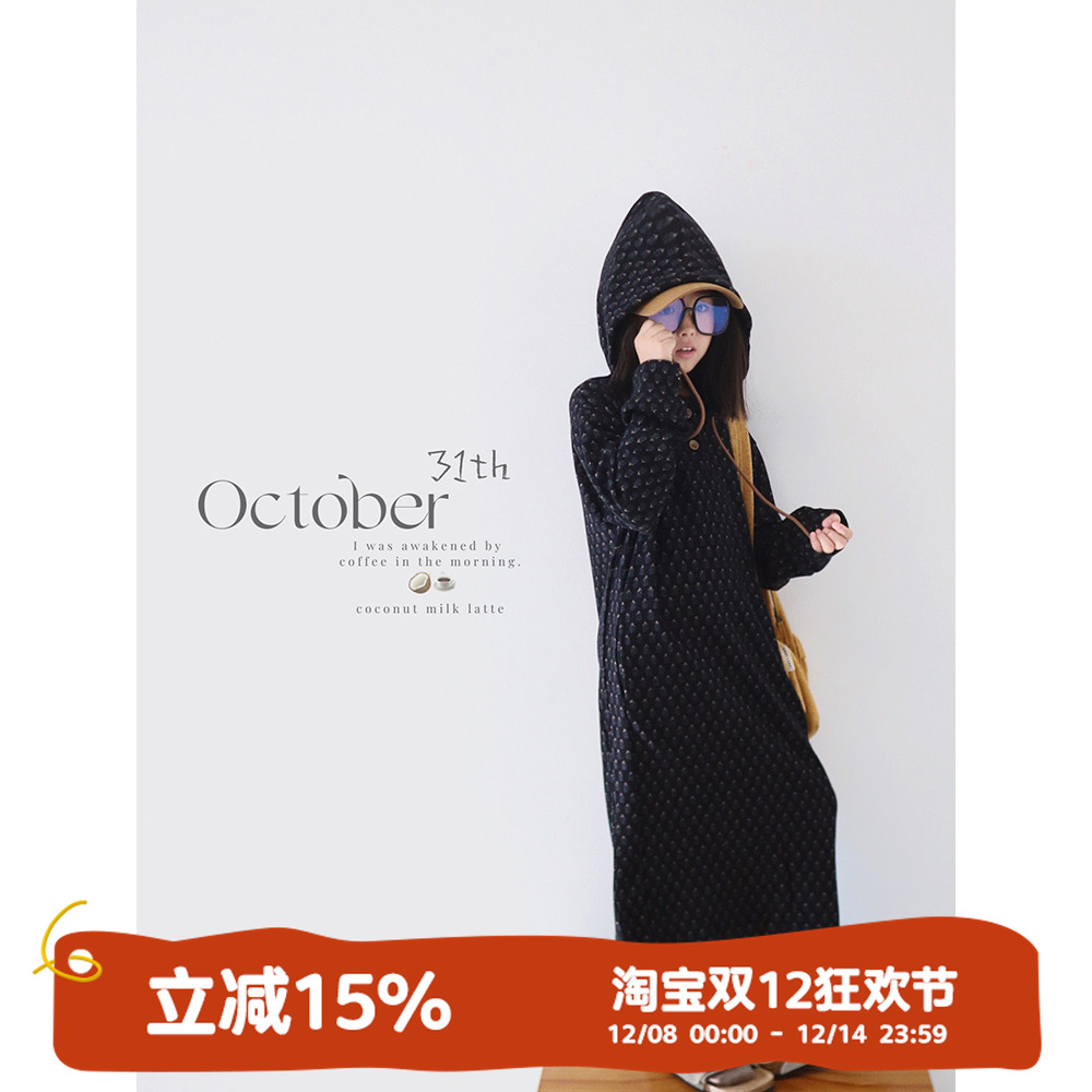 HANDE休闲长款卫衣母女亲子