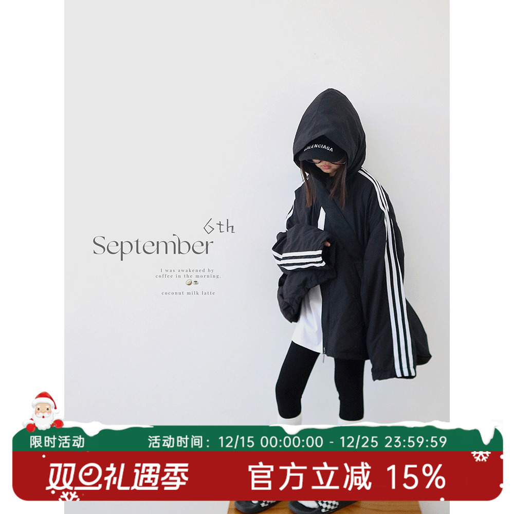 HANDE休闲运动风衣女生亲子