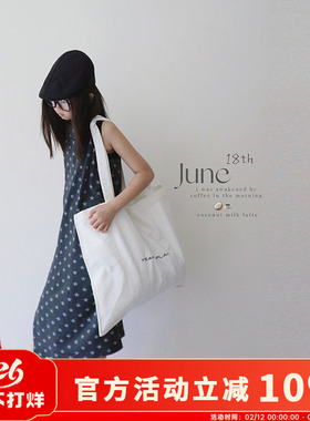 H AND E 原创童装灰色星星连衣裙女童2026夏季新款纯棉宽松显瘦