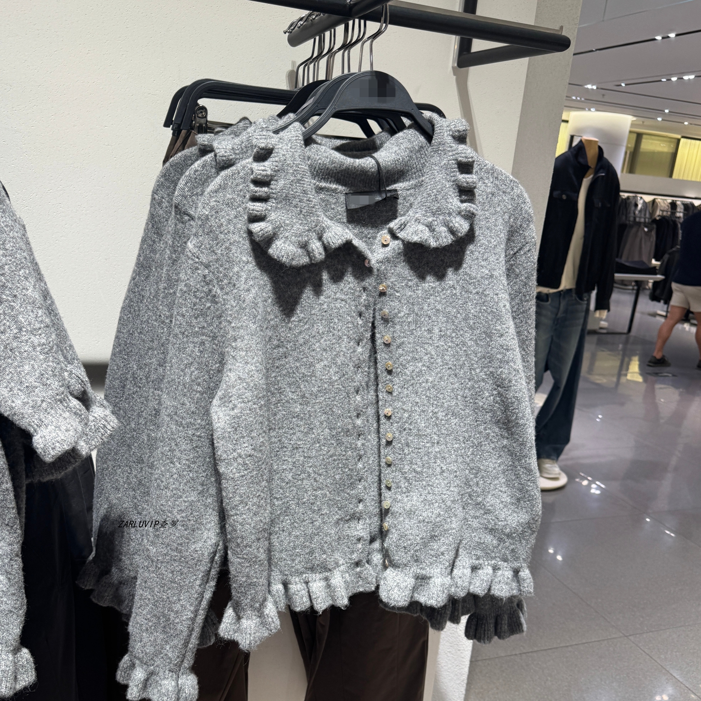 ZARluvip查罗开衫长袖针织外套女