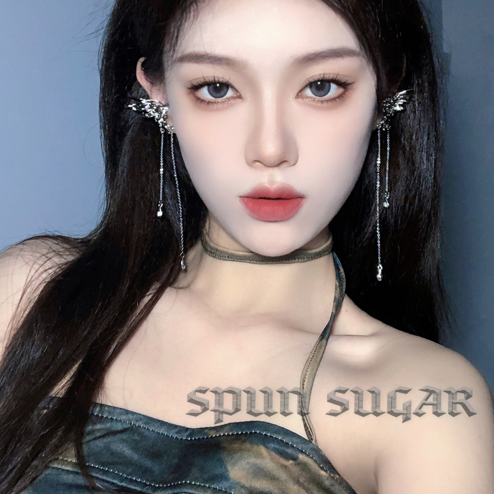 超仙精灵耳蝴蝶流苏耳骨夹