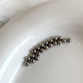 圆饼圆球平底螺丝小球耳堵钛钢螺丝耳钉配件备用替换耳帽