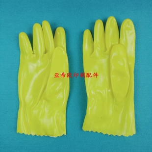 印刷机擦版专用手套工业ps版手套右手擦橡皮布擦板耐酸碱防水手套