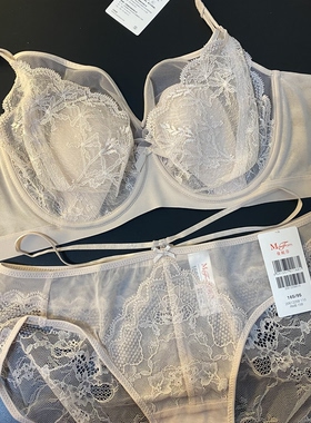 曼75D 80D肤蕾丝小耳朵大胸显小软钢圈调整型20840583