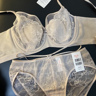 曼75D 80D肤蕾丝小耳朵大胸显小软钢圈调整型20840583