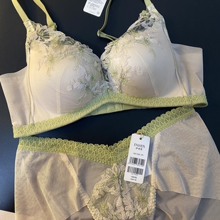 伊75B 80A超聚拢上薄下厚小胸显大无钢圈调整型三排扣10811055