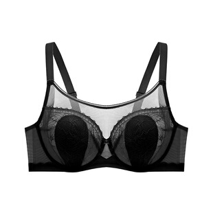 曼75C 85C全罩杯小耳朵大胸显小舒适轻薄软钢圈调整20840596 80C