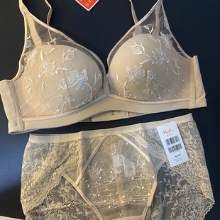 85B超聚拢上薄下厚一体杯软钢圈三排扣20811119 80B 曼75A 75B