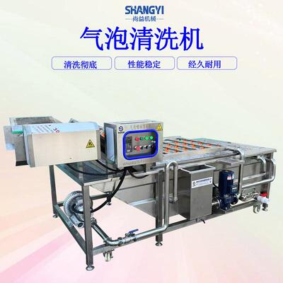 黑水虻幼虫气泡清洗机全自动气浪冲洗设备养殖场生物饲料加工用