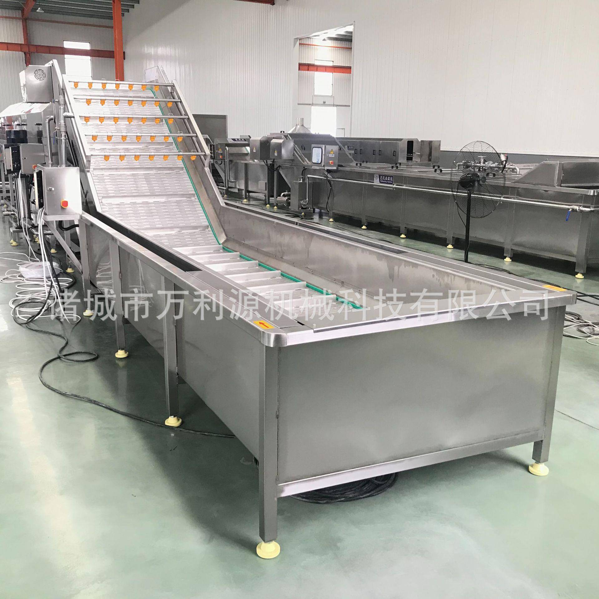 万利源鱿鱼连续式去污清洗机 不锈钢气泡洗鱼机 内胆可提升易清洁