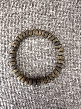 【招财算盘】7mm算盘珠奇楠沉香手串天然高结油招财舒适俏皮