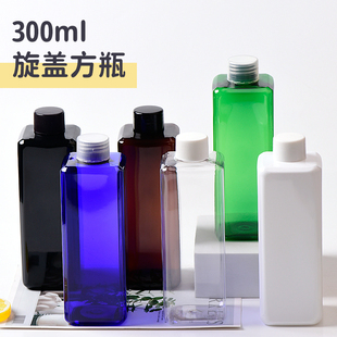 300ml毫升PET塑料旋盖瓶可乐盖拧盖空瓶洗发水精油沐浴露洗手液瓶