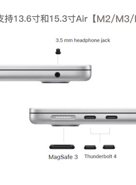 适用苹果MacBookAirM4防尘塞