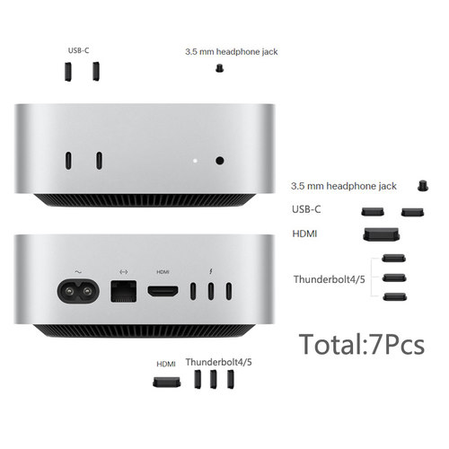 硅胶软防尘塞塞适用苹果Macmini