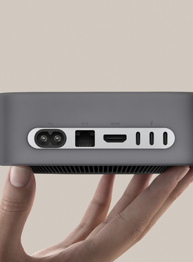 适用2024 Mac mini M4/M4pro硅胶保护套全包壳防摔便携壳软款配件