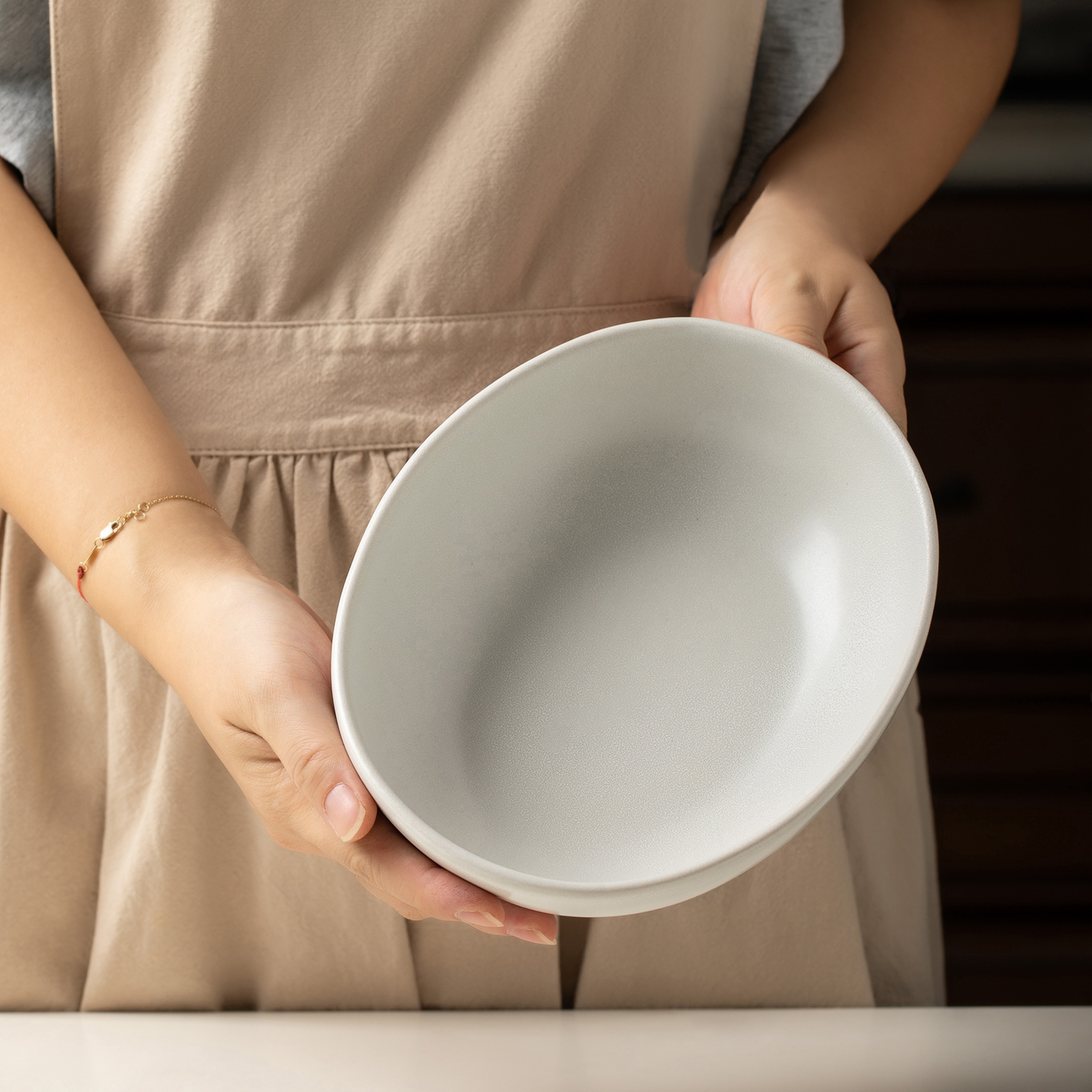 陶瓷碗椭圆深碗蔬菜沙拉碗水果碗高颜值酸奶碗汤面碗个人专用精致