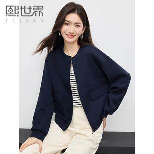 熙世界工装感棒球服女士短外套2026年春装新款百搭小个子夹克上衣