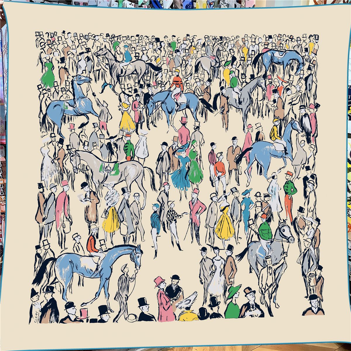 130cm新款马车集市冬季百搭仿丝毛女户外披肩保暖围巾领巾大方巾