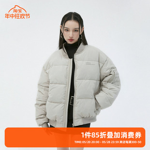 CLAMISGOLD潮牌美式 MA1宽松棉衣加厚保暖棉服外套飞行员面包服冬