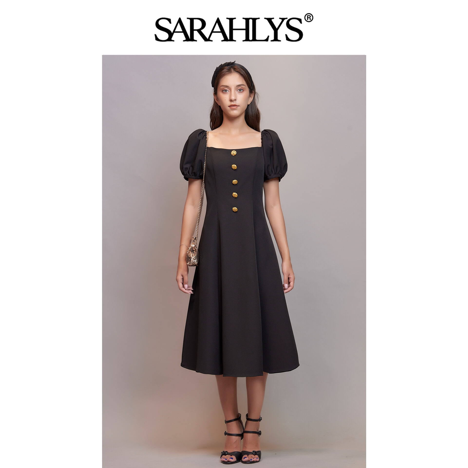 法式复古高级感气质连衣裙