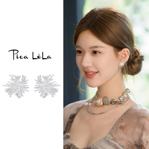 小众烟花耳钉高级感独特