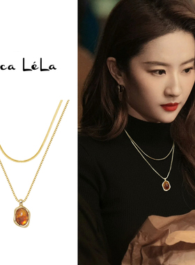 气质美拉德项链高级感