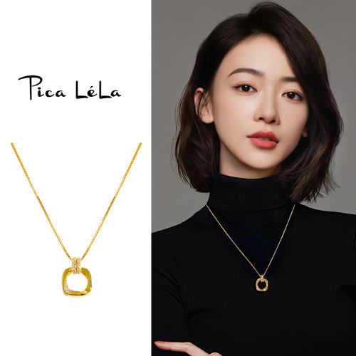 简约气质方形项链女高级