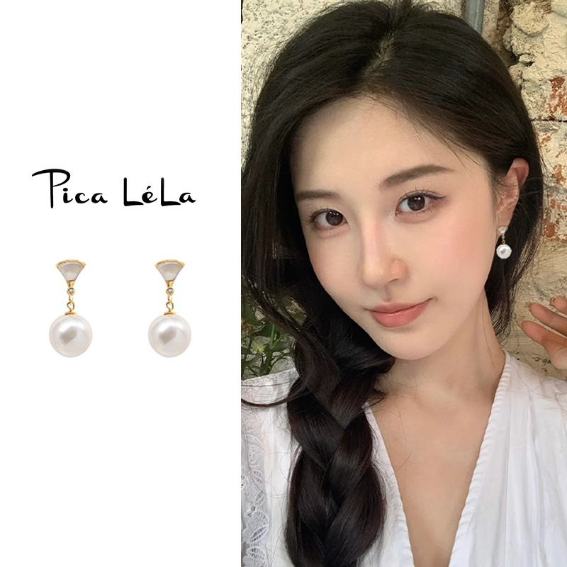 珍珠款耳钉新款简约女